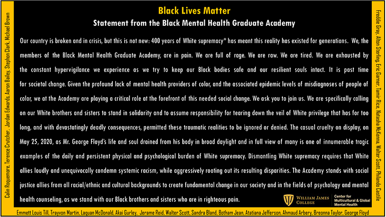 Black Mental Health Grad Academy Scholars