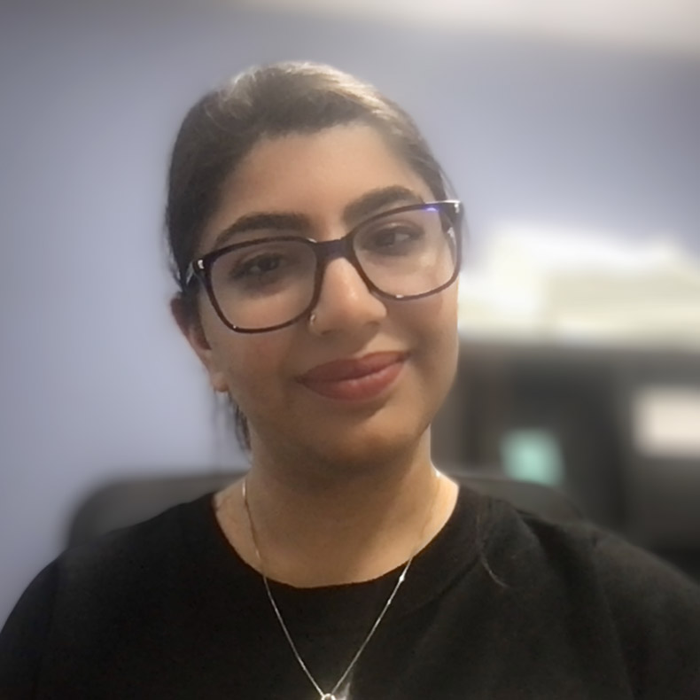 portrait photo of woman in glasses