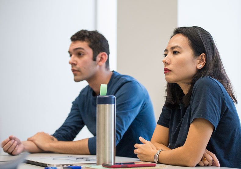 students in class