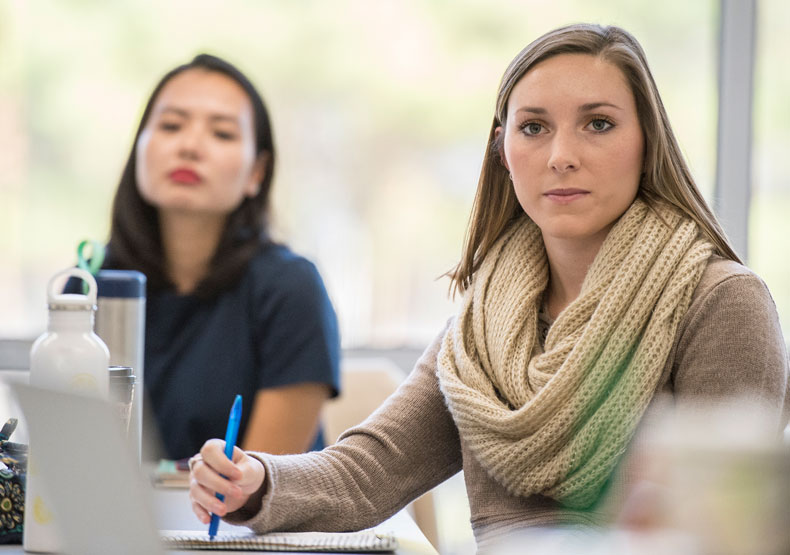 students in class