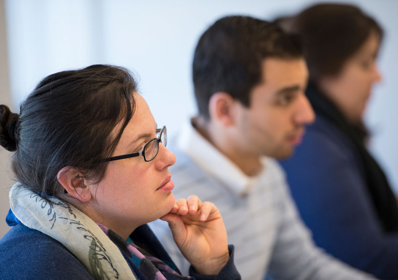 Students in class