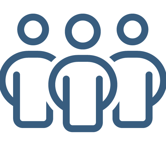 icon of three people