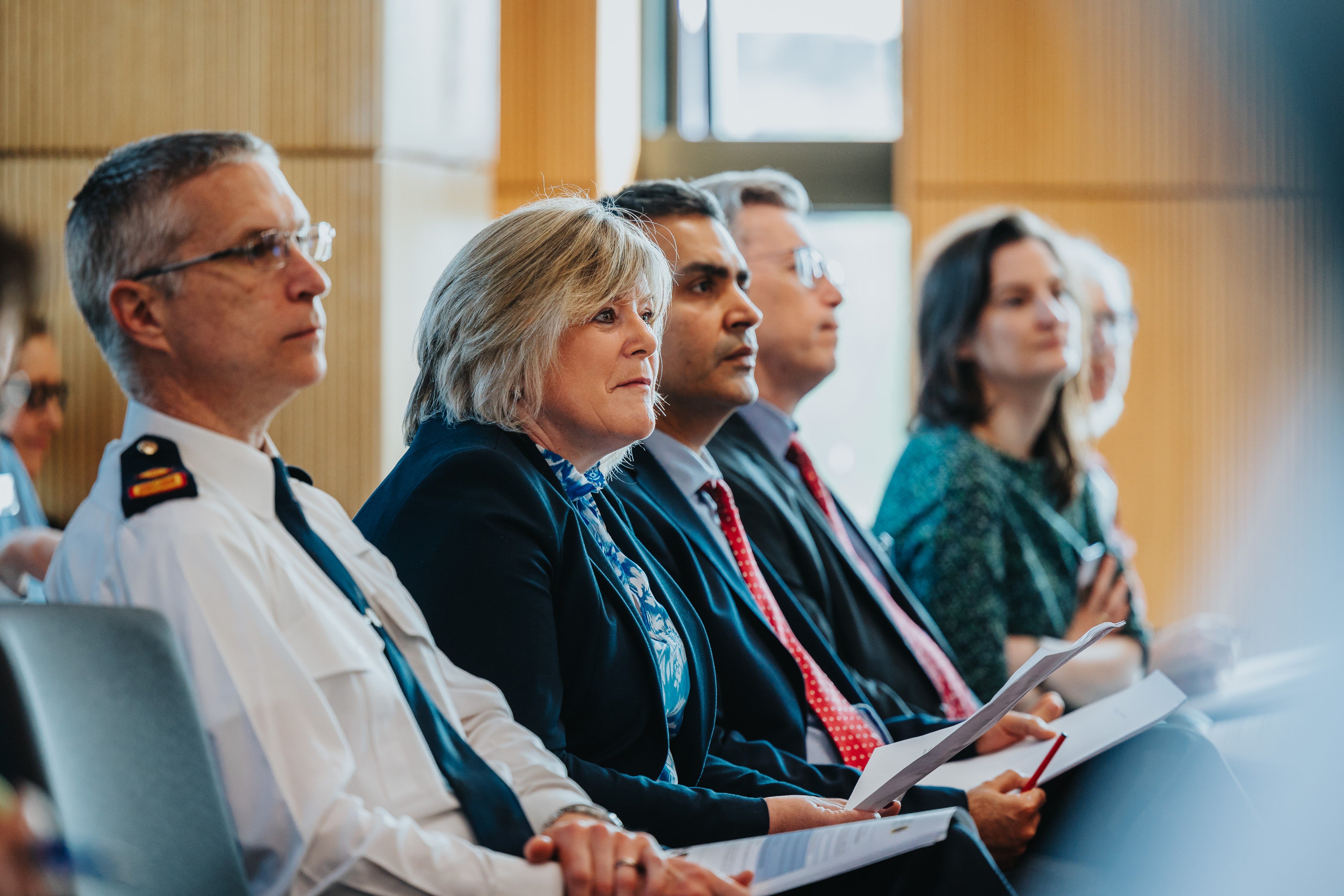 participants in a co-response meeting held in Ireland