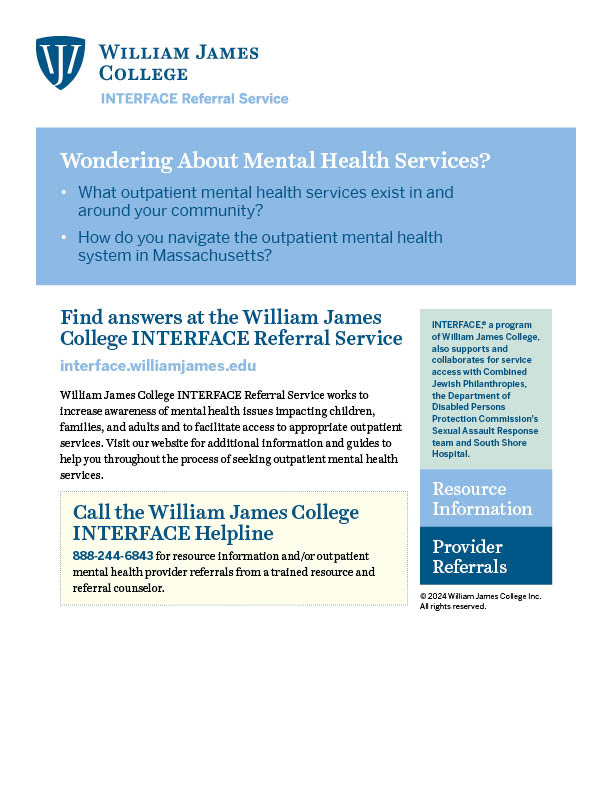 graphic of a flyer with multi colored text