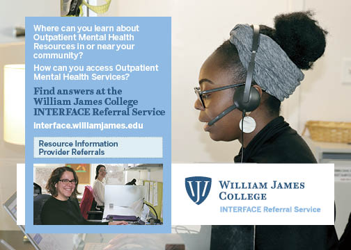 postcard of woman at a call center
