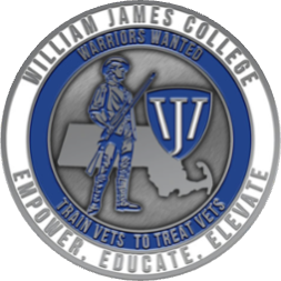 Coin-like image with lettering on the outside edges and an icon of Massachusetts, WJC logo, and Militia Statue