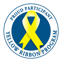 Proud Participant Yellow Ribbon Program Logo Proud Participant Yellow Ribbon Program Logo