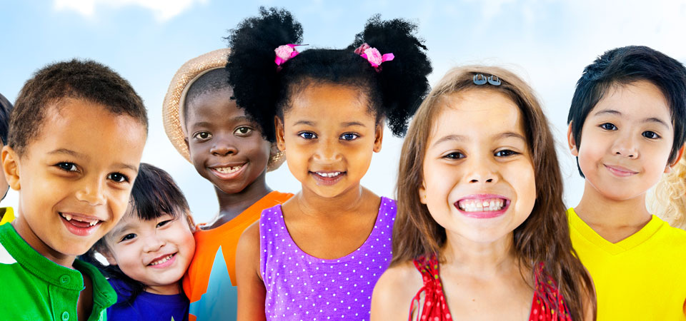 CAMHI Kids in a group, smiling