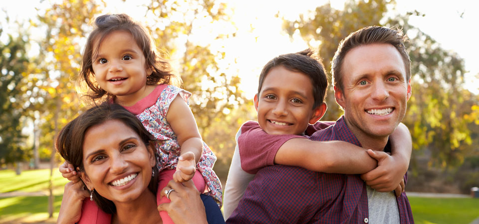 photo of ethnic family