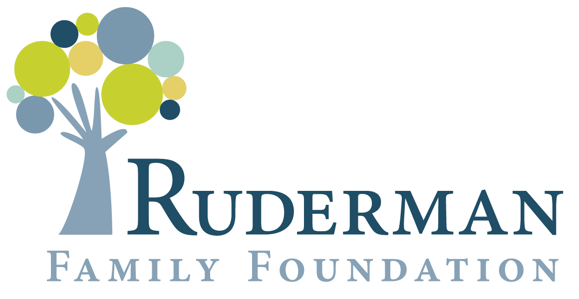 Logo with illustrative hand that looks like a tree with with colored circles for the leaves