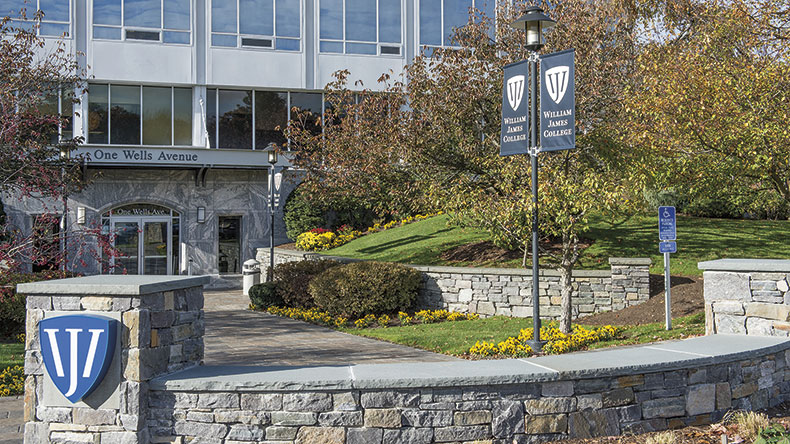 An exterior image of William James College