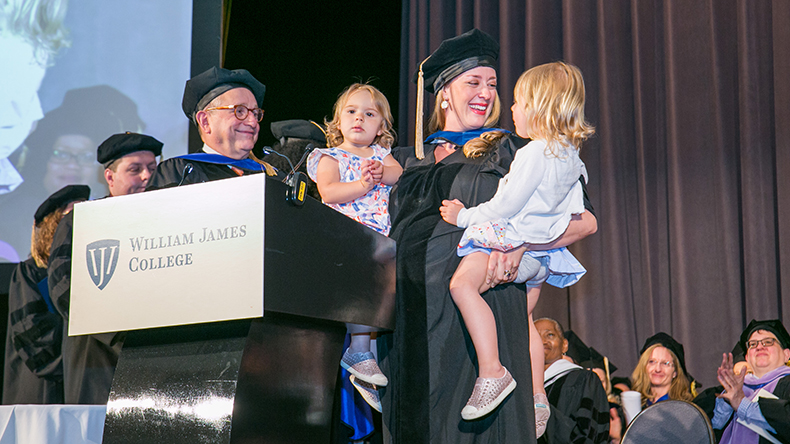 William James College Graduate Welcomes Baby Days After Commencement Ceremony