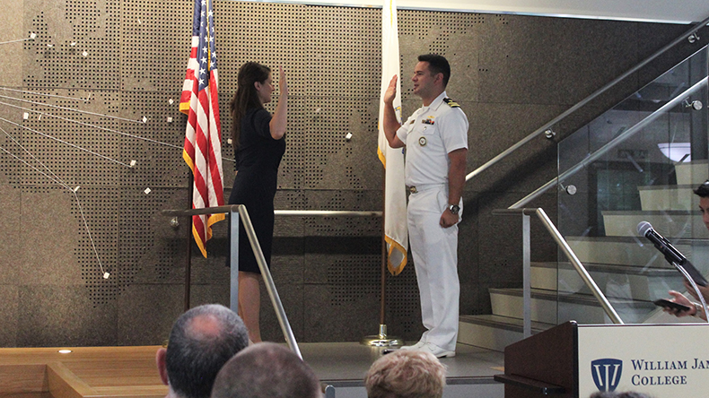 Clinical PsyD Student Commissioned into United States Navy