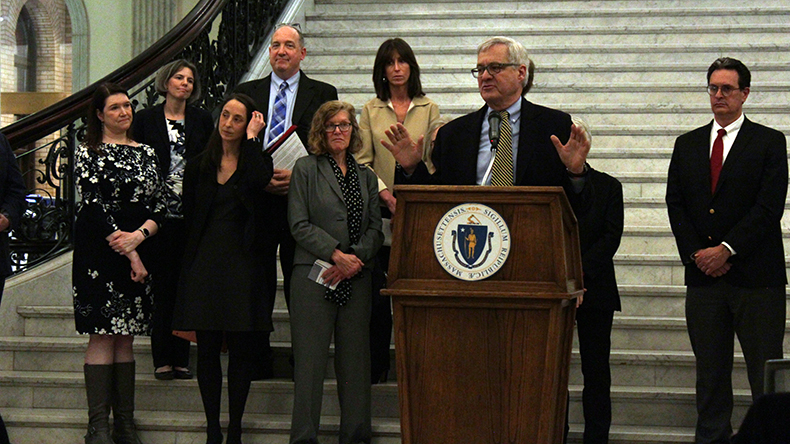 President Nicholas Covino Stands With Senators In Support of Mental Health Bill
