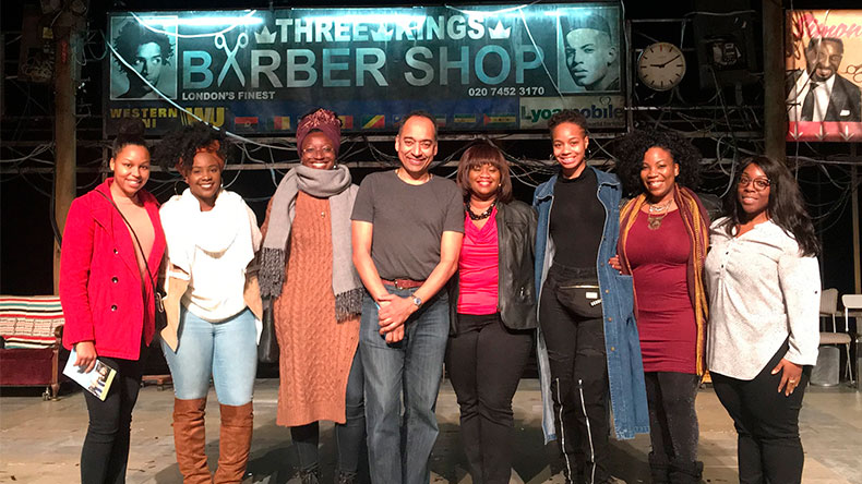Dr. Natalie Cort Moderates Post-Show Discussion Following A.R.Ts Production of Barber Shop Chronicles 