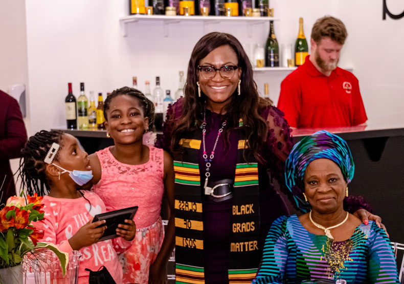 Dr. Funmi Aguocha and family members