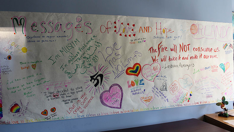 Messages of Love and Hope for Orlando