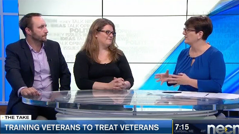Training Veterans to Treat Veterans on NECN's The Take with Sue O'Connell