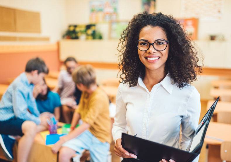 Teacher Smiling