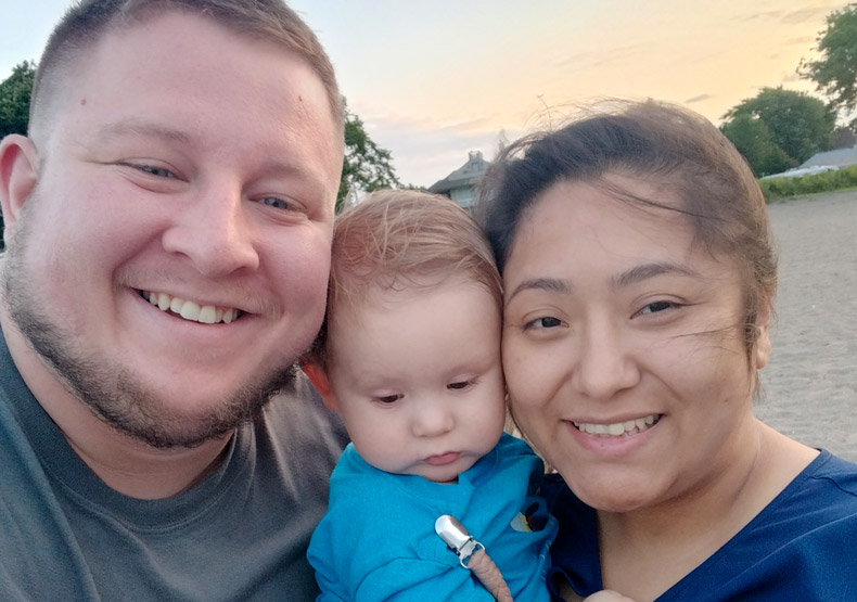 Student with Family