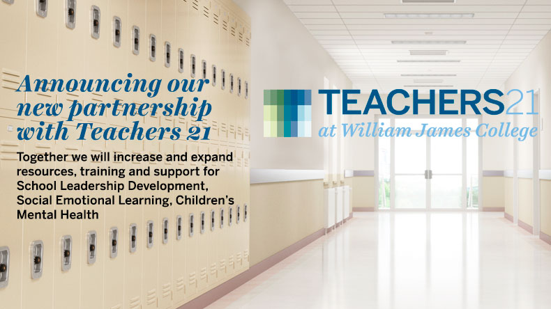 William James College to Partner with Teachers21